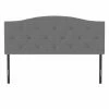 Brand new 😀 Hillsdale Furniture Upholstered Headboards Living Essentials By Hillsdale Provence Upholstered Arch Adjustable Tufted Headboard 👍 -Deals Headboards Store masterHL5434