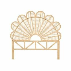 Flash Sale 🎉 Wicker Headboards KOUBOO Rattan Petal Headboard 👏