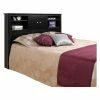 Best Pirce ⭐ Wood Headboards Prepac Kallisto Bookcase Headboard With Doors - Black 👍