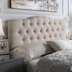 Best Sale ✔️ Upholstered Headboards Rosevera Givanna Upholstered Panel Headboard ⭐