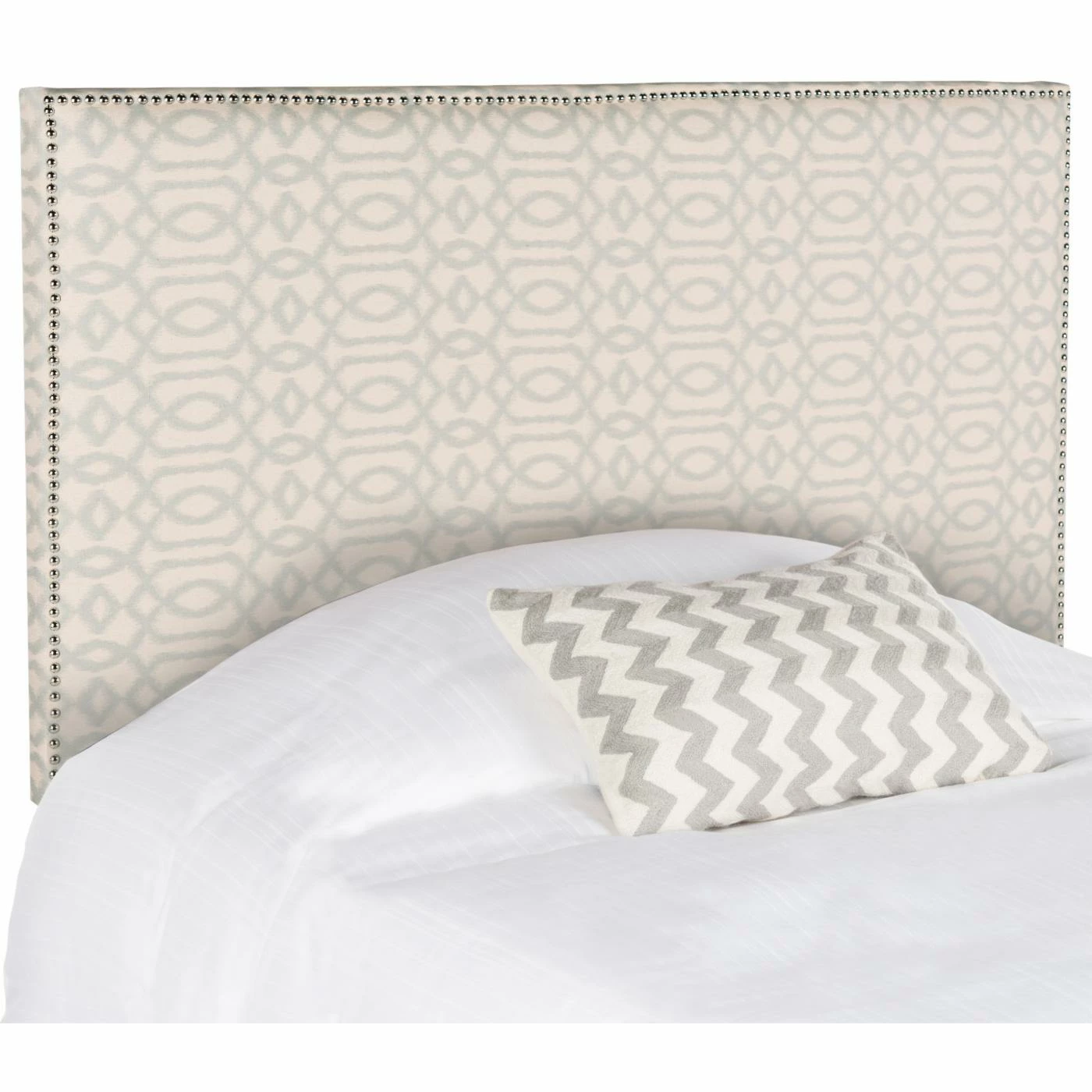 Brand new ❤️ Upholstered Headboards Safavieh Sydney Geometric Trellis Upholstered Headboard - Full ✔️ 3 Brand new ❤️ Upholstered Headboards Safavieh Sydney Geometric Trellis Upholstered Headboard - Full ✔️