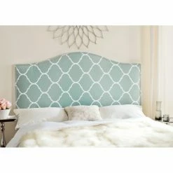 Best deal 🛒 Upholstered Headboards Safavieh Connie Lattice Upholstered Headboard 🎉