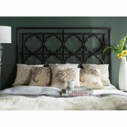 Promo 🧨 Upholstered Headboards Safavieh Silva Metal Headboard ⌛