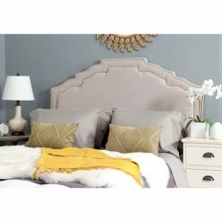 Budget ❤️ Upholstered Headboards Safavieh Alexia Upholstered Headboard 🎉