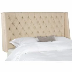 Discount 👏 Upholstered Headboards HN Home Orange Transitional Upholstered Headboard 🛒