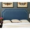 Outlet 🥰 Upholstered Headboards Safavieh Dane Upholstered Arched Headboard 😀 -Deals Headboards Store masterSAV4732