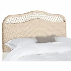 Deals Headboards Store 25 Hot Sale 🔔 Wicker Headboards Safavieh Sephina Rattan Headboard 💯