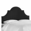 Best Sale 💯 Skyline Furniture Upholstered Headboards Nail Button High Arch Velvet Upholstered Headboard 🔥