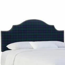 Top 10 ⌛ Upholstered Headboards Skyline Furniture Nail Button Notched Headboard - Blackwatch Blackwatch 🧨