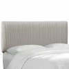Outlet 🛒 Upholstered Headboards Skyline Furniture Velvet Pleated Headboard ✔️
