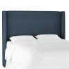 Outlet ⭐ Upholstered Headboards Skyline Furniture Modern Wingback Headboard 🔥