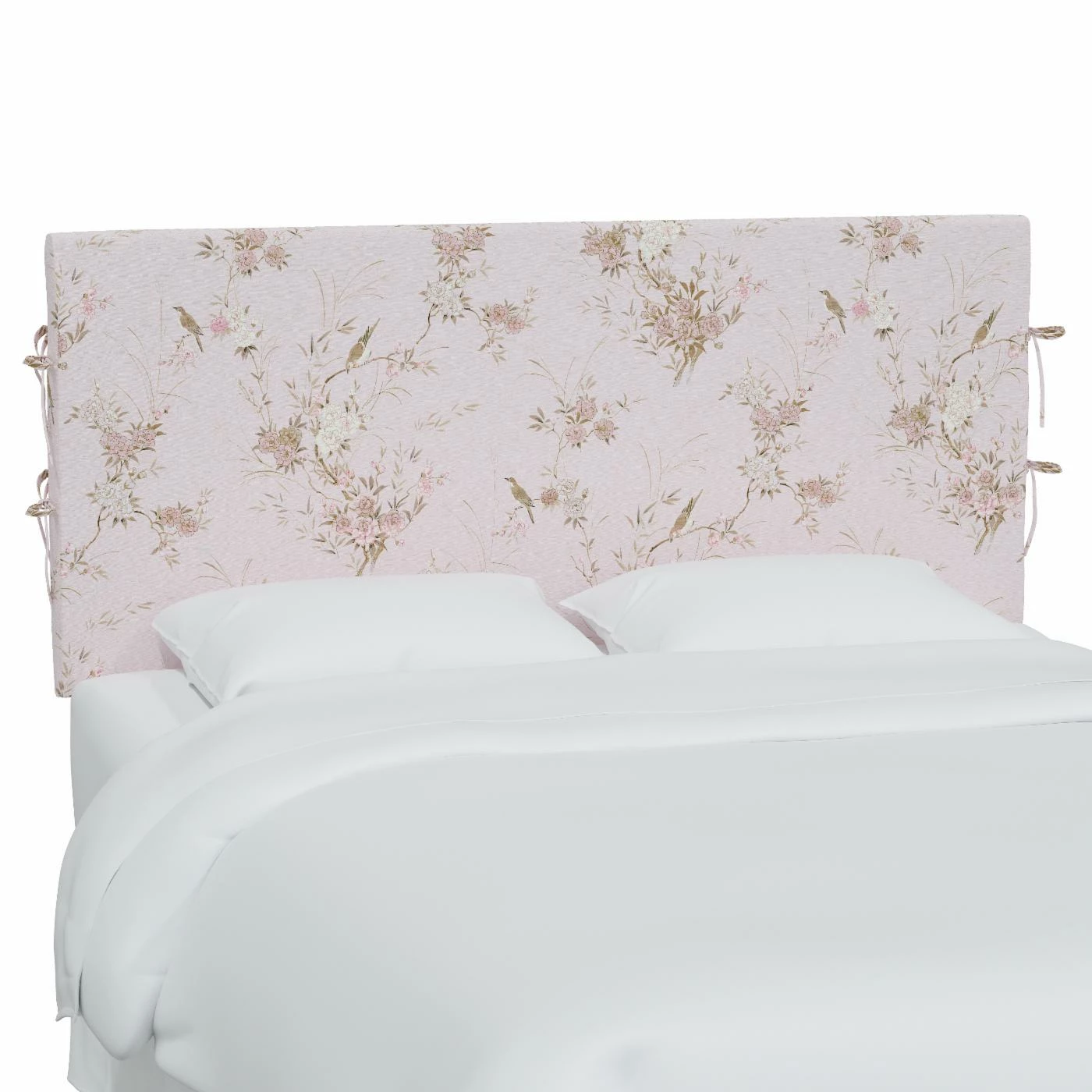 Top 10 π― Upholstered Headboards Rachel Ashwell Crafted By Cloth & Company Slipcover Headboard With Ties - Twin - Bird Chinoiserie Pink π 3 Top 10 π― Upholstered Headboards Rachel Ashwell Crafted By Cloth & Company Slipcover Headboard With Ties - Twin - Bird Chinoiserie Pink π