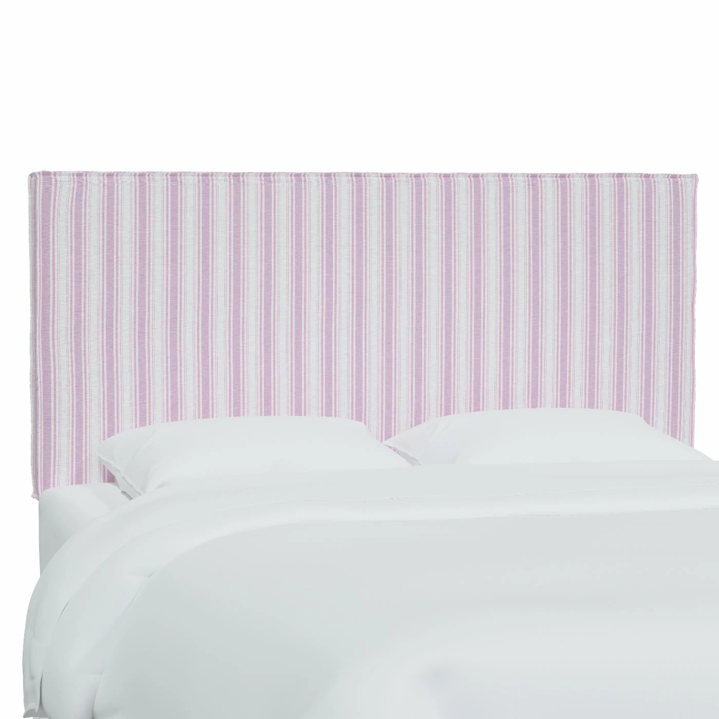 Discount ❤️ Upholstered Headboards Rachel Ashwell Crafted By Cloth & Company French Seam Slipcover Headboard - Twin - Brolly Stripe Pink 🥰 3 Discount ❤️ Upholstered Headboards Rachel Ashwell Crafted By Cloth & Company French Seam Slipcover Headboard - Twin - Brolly Stripe Pink 🥰