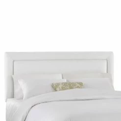Cheapest ⌛ Skyline Furniture Upholstered Headboards Twill Border Upholstered Headboard 🔔