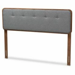 Outlet ⌛ Wood Headboards Baxton Studio Palina Upholstered Wood Headboard 🛒