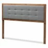 Wholesale 🛒 Wood Headboards HN Home Henry Mid-Century Modern Upholstered Wood Headboard 👏