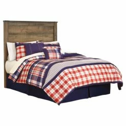 Hot Sale ❤️ Wood Headboards Signature Design By Ashley Trinell Wood Panel Headboard ⭐ -Deals Headboards Store scaleASHY2433