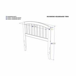 Best Pirce ❤️ Wood Headboards AFI Furnishings Richmond Headboard ✔️ -Deals Headboards Store scaleATF785