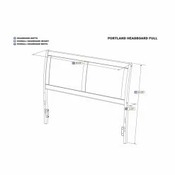 Budget ๐ Wood Headboards AFI Furnishings Portland Headboard ๐ 13 Budget ๐ Wood Headboards AFI Furnishings Portland Headboard ๐ -Deals Headboards Store scaleATF786