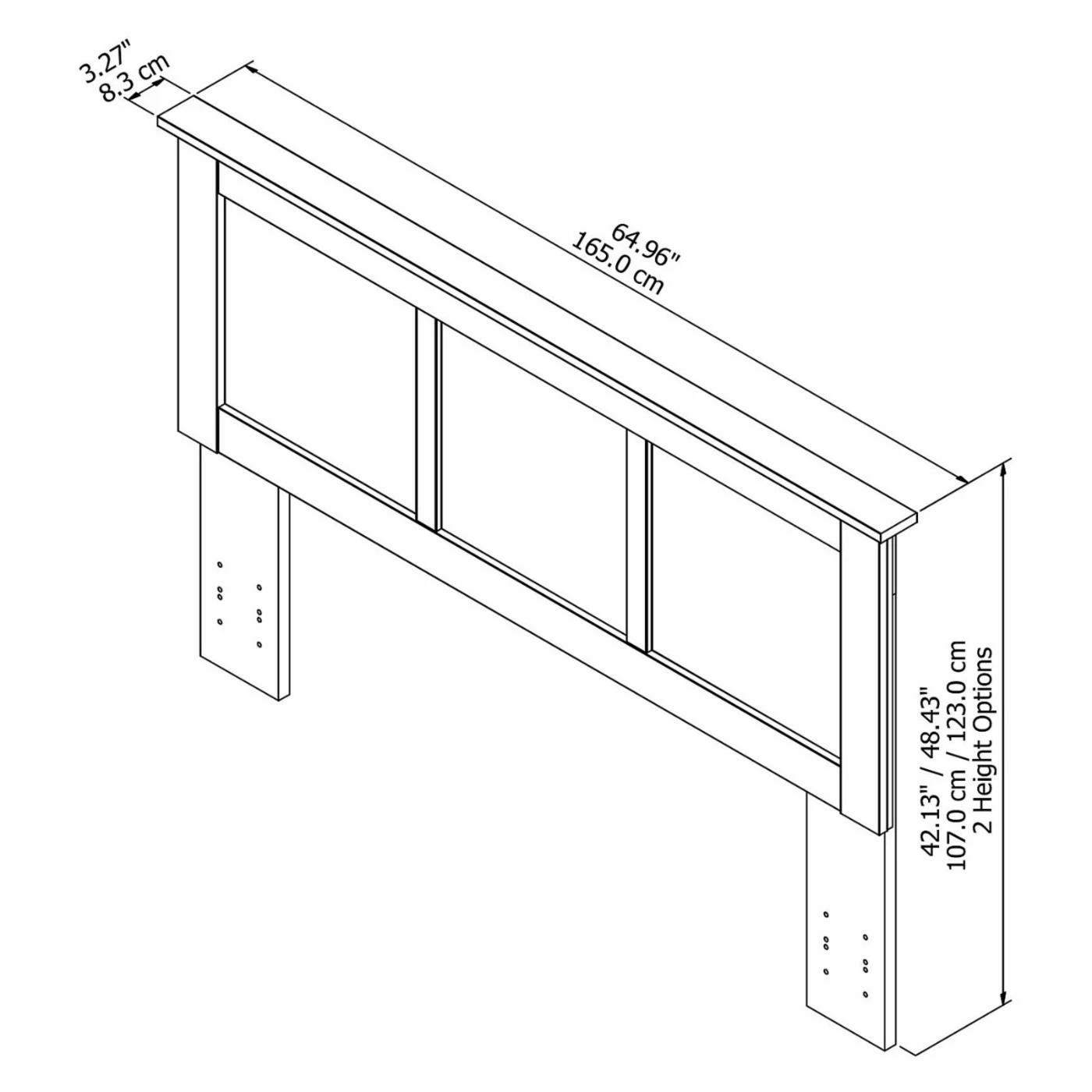 Outlet โ Wood Headboards Bush Furniture Somerset Panel Headboard ๐ 7 Outlet โ Wood Headboards Bush Furniture Somerset Panel Headboard ๐ - Image 5