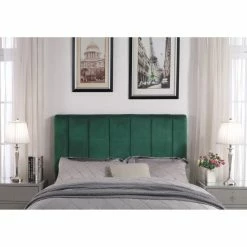 Brand new 🎉 Upholstered Headboards Chic Home Anwar Velvet Upholstered Headboard 🤩 -Deals Headboards Store scaleCHIH813