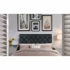 Coupon 🔔 Upholstered Headboards Chic Home Emer Velvet Upholstered Headboard 🤩 -Deals Headboards Store scaleCHIH814