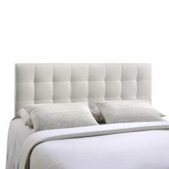 Flash Sale 👍 Faux Leather Headboards Modway Lily Upholstered Tufted Headboard ✔️ -Deals Headboards Store scaleEEI730