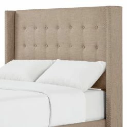 Discount 😍 Upholstered Headboards Weston Home Atchison Wingback Headboard 🧨 -Deals Headboards Store scaleHME3681