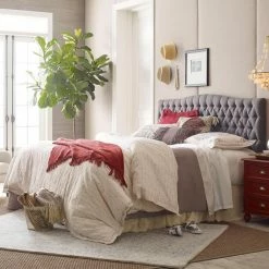 Outlet 🧨 Upholstered Headboards Elle Decor Tufted Upholstered Headboard 😍 -Deals Headboards Store scaleMILL137