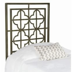 Discount 🧨 Upholstered Headboards Safavieh Lucina Metal Headboard 👏 -Deals Headboards Store scaleSAV4705
