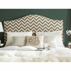Budget 🤩 Upholstered Headboards Safavieh Connie Upholstered Arched Headboard ❤️ -Deals Headboards Store scaleSAV4723