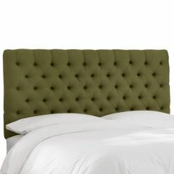 Best reviews of 😉 Skyline Furniture Upholstered Headboards Skyline Diamond Tufted Linen Upholstered Headboard 😉 -Deals Headboards Store scaleSKY1731
