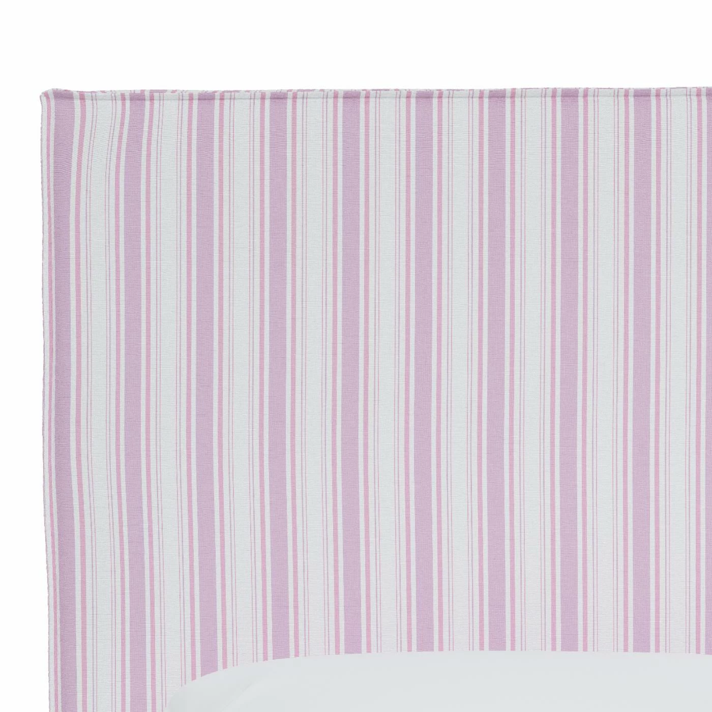 Discount ❤️ Upholstered Headboards Rachel Ashwell Crafted By Cloth & Company French Seam Slipcover Headboard - Twin - Brolly Stripe Pink 🥰 6 Discount ❤️ Upholstered Headboards Rachel Ashwell Crafted By Cloth & Company French Seam Slipcover Headboard - Twin - Brolly Stripe Pink 🥰 - Image 4
