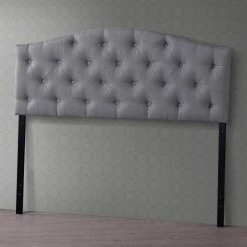 Cheap 💯 Upholstered Headboards HN Home Gresham Transitional Upholstered Headboard 💯 -Deals Headboards Store scaleWSI2745
