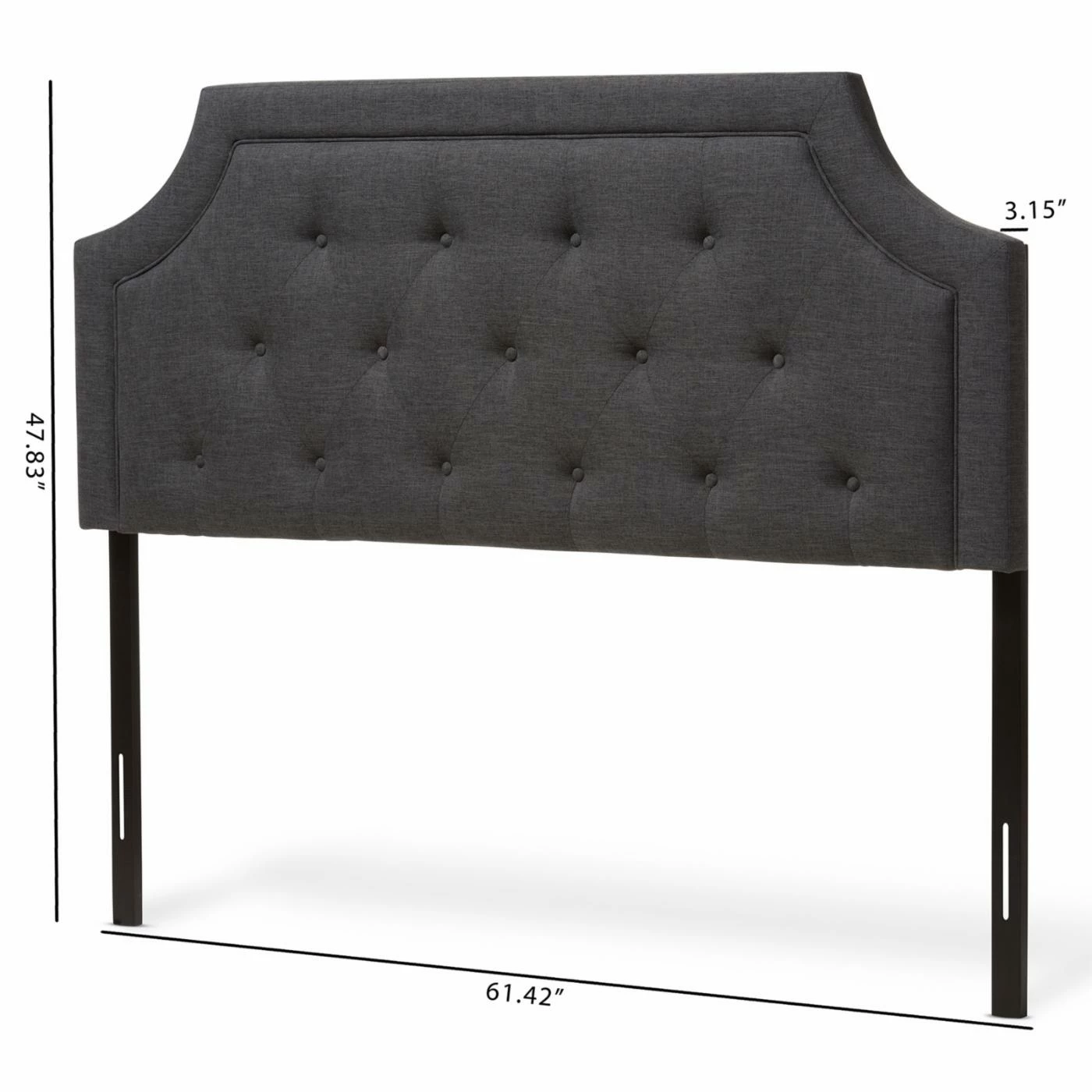 Discount π Upholstered Headboards Baxton Studio Mars Upholstered Headboard π 7 Discount π Upholstered Headboards Baxton Studio Mars Upholstered Headboard π - Image 5