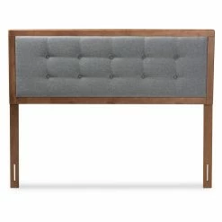 Wholesale 🛒 Wood Headboards HN Home Henry Mid-Century Modern Upholstered Wood Headboard 👏 -Deals Headboards Store scaleWSI4585
